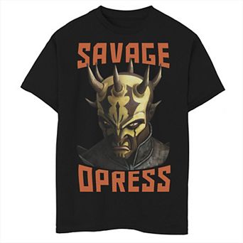 Boys 6-20 Star Wars: Clone Wars Savage Opress Big Face Graphic Tee