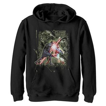 Boys 8-20 Star Wars: The Clone Wars Lightsaber Duel Graphic Fleece Hoodie