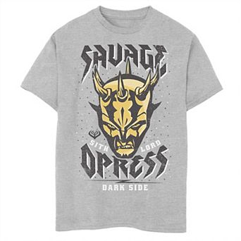 Boys 6-20 Star Wars: Clone Wars Savage Opress Dark Side Portrait Graphic Tee