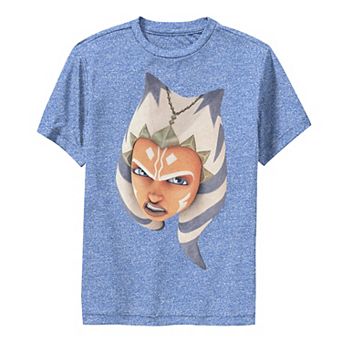 Boys 8-20 Star Wars: Clone Wars Ahsoka Big Face Graphic Tee