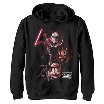Boys 8-20 Star Wars: Clone Wars Dark Side Group Shot Graphic Fleece Hoodie