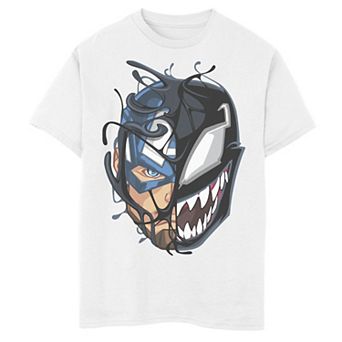 Boys 8-20 Marvel Captain America Venom Split Face Graphic Tee
