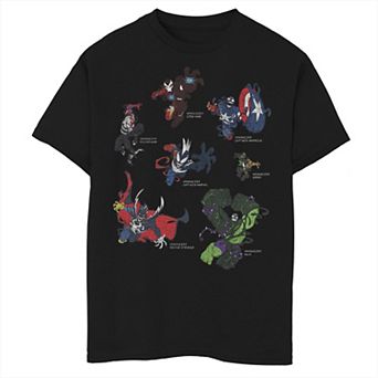 Boys 8-20 Marvel Venomized Heroes Graphic Tee