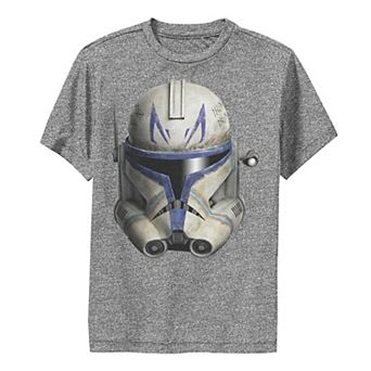 Boys 8-20 Star Wars: Clone Wars Clone Commander Rex Big Face Graphic Tee