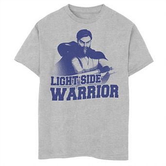 Boys 6-20 Star Wars: Clone Wars Obi-Wan Kenobi Light Side Warrior Graphic Tee