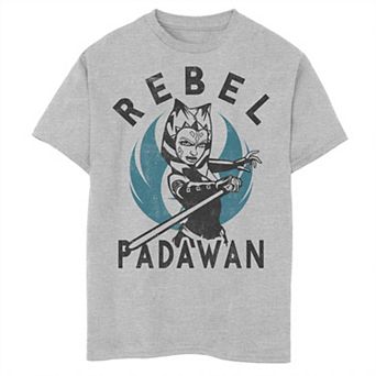 Boys 6-20 Star Wars: Clone Wars Ahsoka Rebel Padawan Portrait Graphic Tee