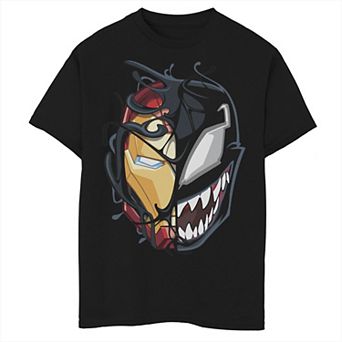 Boys 8-20 Marvel Iron Man Venom Split Face Graphic Tee