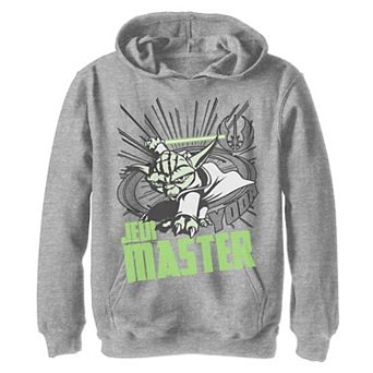 Boys 8-20 Star Wars: Clone Wars Yoda Jedi Master Action Pose Graphic Fleece Hoodie