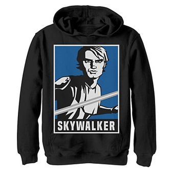 Boys 8-20 Star Wars: Clone Wars Luke Skywalker Poster Graphic Fleece Hoodie
