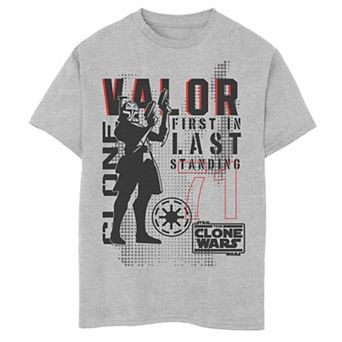 Boys 6-20 Star Wars: Clone Wars Valor First In Last Standing Graphic Tee