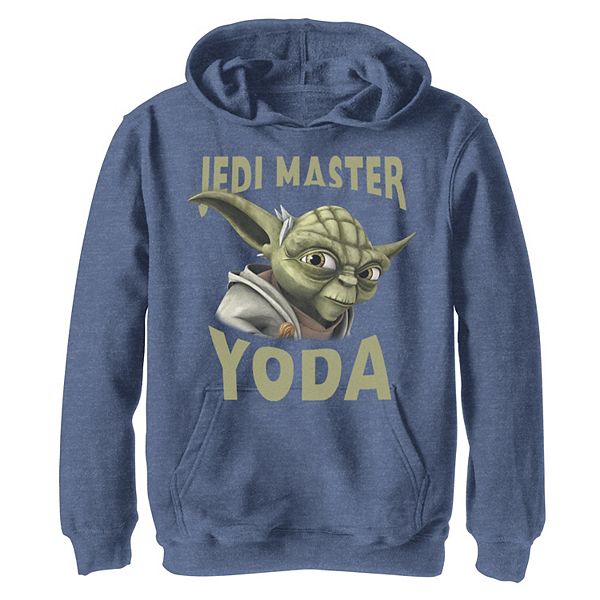 Boys 8-20 Star Wars: Clone Wars Jedi Master Big Face Graphic Fleece Hoodie