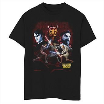 Boys 8-20 Star Wars: The Clone Wars Jedi Vs. Sith Graphic Tee