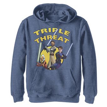 Boys 8-20 Star Wars: Clone Wars Group Shot Triple Threat Graphic Fleece Hoodie
