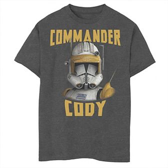 Boys 8-20 Star Wars: Clone Wars Commander Cody Big Face Graphic Tee