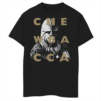 Boys 8-20 Star Wars: Clone Wars Chewbacca Text Overlay Graphic Tee
