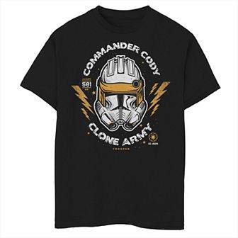 Boys 8-20 Star Wars Commander Cody Clone Army Head Shot Graphic Tee