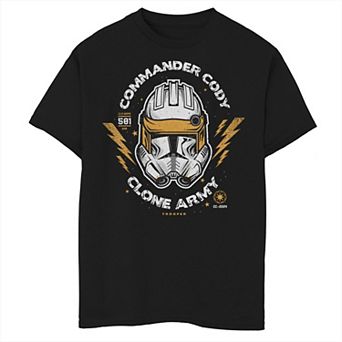 Boys 8-20 Star Wars Commander Cody Clone Army Head Shot Graphic Tee