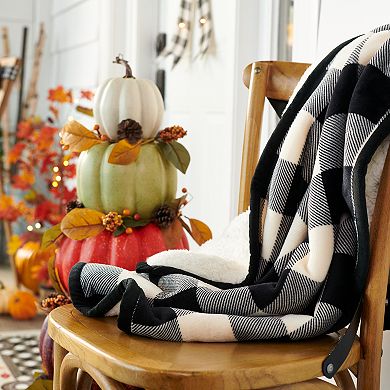 Cuddl Duds Plush Sherpa Throw