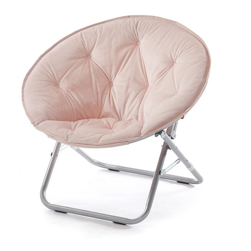 Urban Shop Kids Micromink Saucer Chair  Available in Multiple Colors