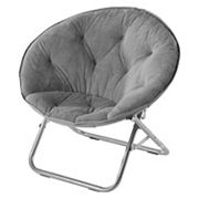 Urban Shop Faux Fur Saucer Chair