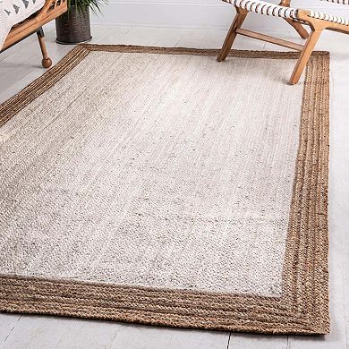 Unique Loom Goa Braided Jute Blend Rug