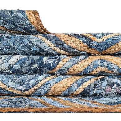 Unique Loom Bengal Braided Jute Rug