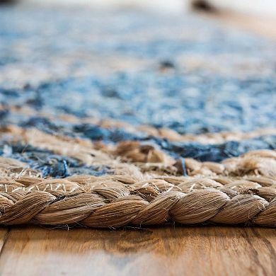 Unique Loom Bengal Braided Jute Rug