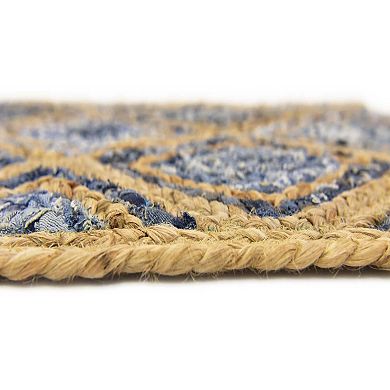 Unique Loom Bengal Braided Jute Rug