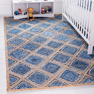 Unique Loom Bengal Braided Jute Rug