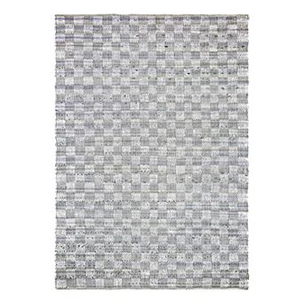Unique Loom Checkered Chindi Rug