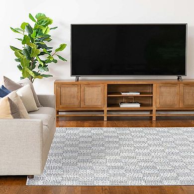 Unique Loom Checkered Chindi Rug