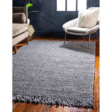 Unique Loom Chunky Jute Blend Rug