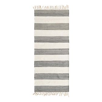 Unique Loom Striped Chindi Rag Rug