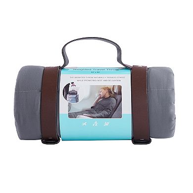 Bon Voyage 5-lbs. Microfiber Travel Weighted Throw