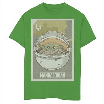 Boys 8-20 Star Wars The Mandalorian The Child Poster Graphic Tee