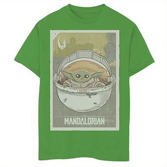 Boys 8-20 Star Wars The Mandalorian The Child Poster Graphic Tee