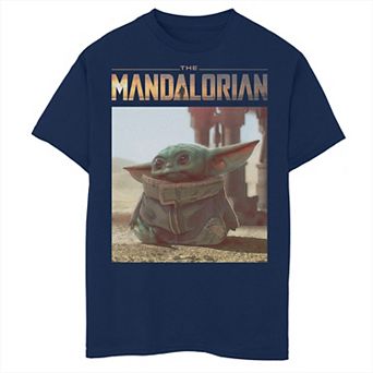 Boys 8-20 Star Wars The Mandalorian The Child Portrait Logo Graphic Tee