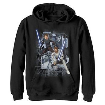 Boys 8-20 Star Wars Clone Wars Padawan Master Graphic Hoodie
