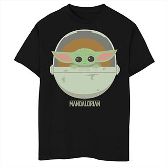 Boys 8-20 Star Wars The Mandalorian The Child Bassinet Portrait Graphic Tee
