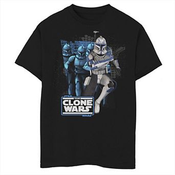 Boys 8-20 Star Wars: The Clone Wars Clone Captain Rex Mashup Graphic Tee
