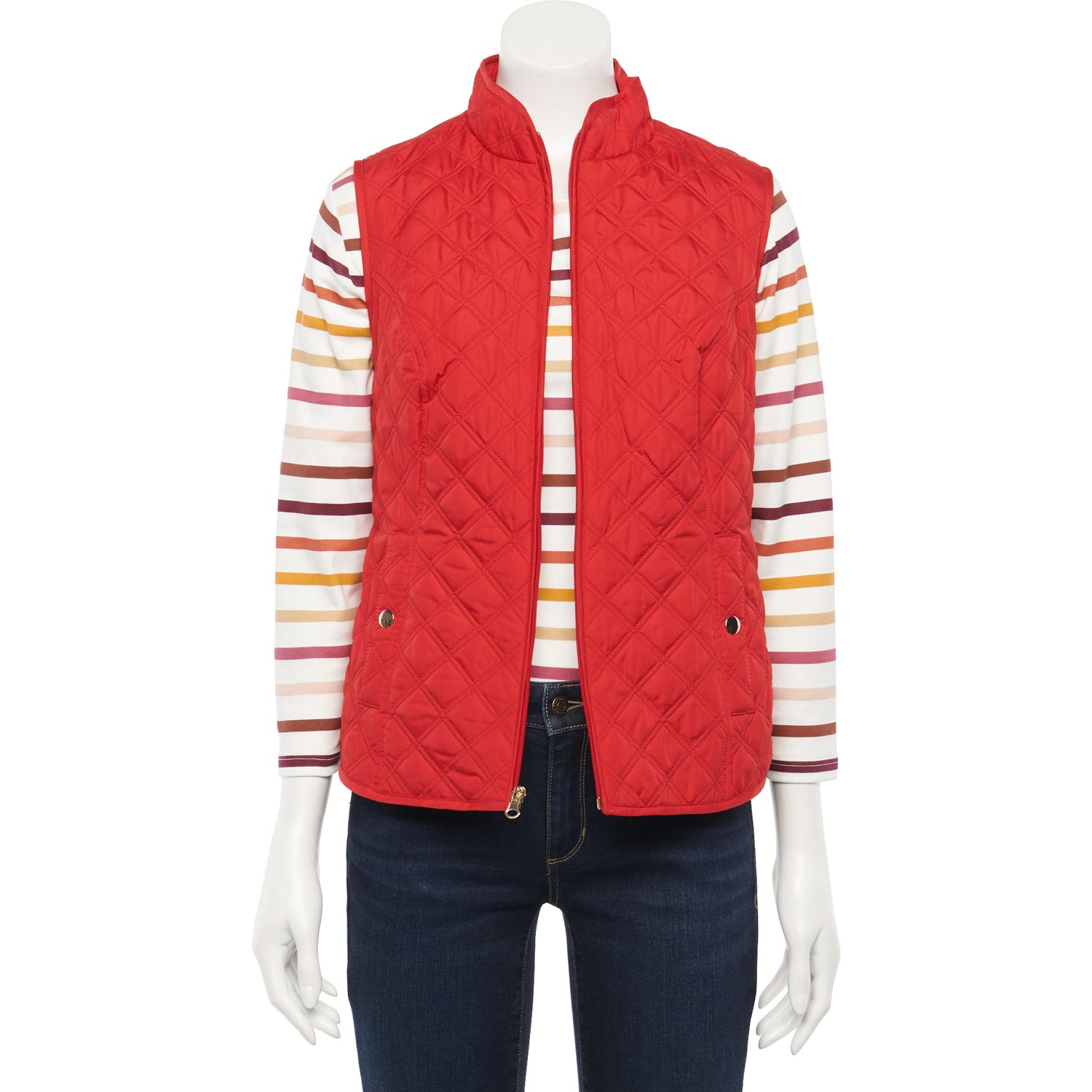 womens red lightweight jacket