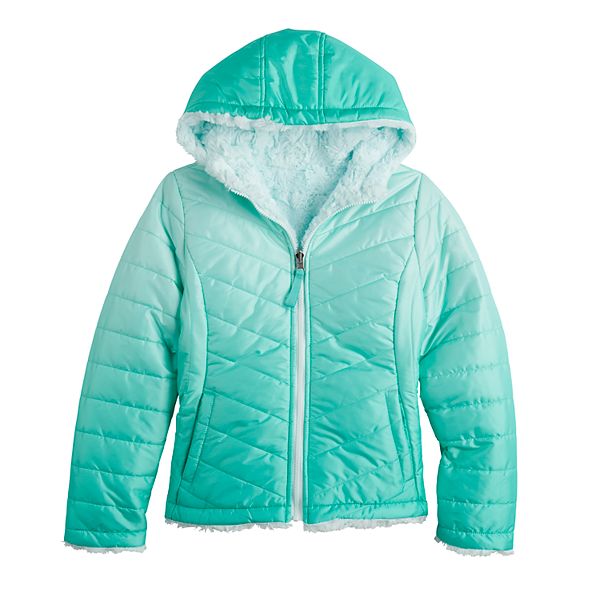 Reversible Ombre Puffer Jacket