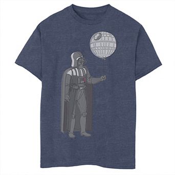 Boys 8-20 Star Wars Darth Vader Death Star Balloon Graphic Tee