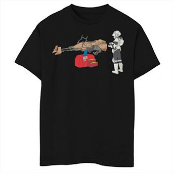 Boys 6-20 Star Wars Stormtrooper Coin Operated Speeder Bike Graphic Tee