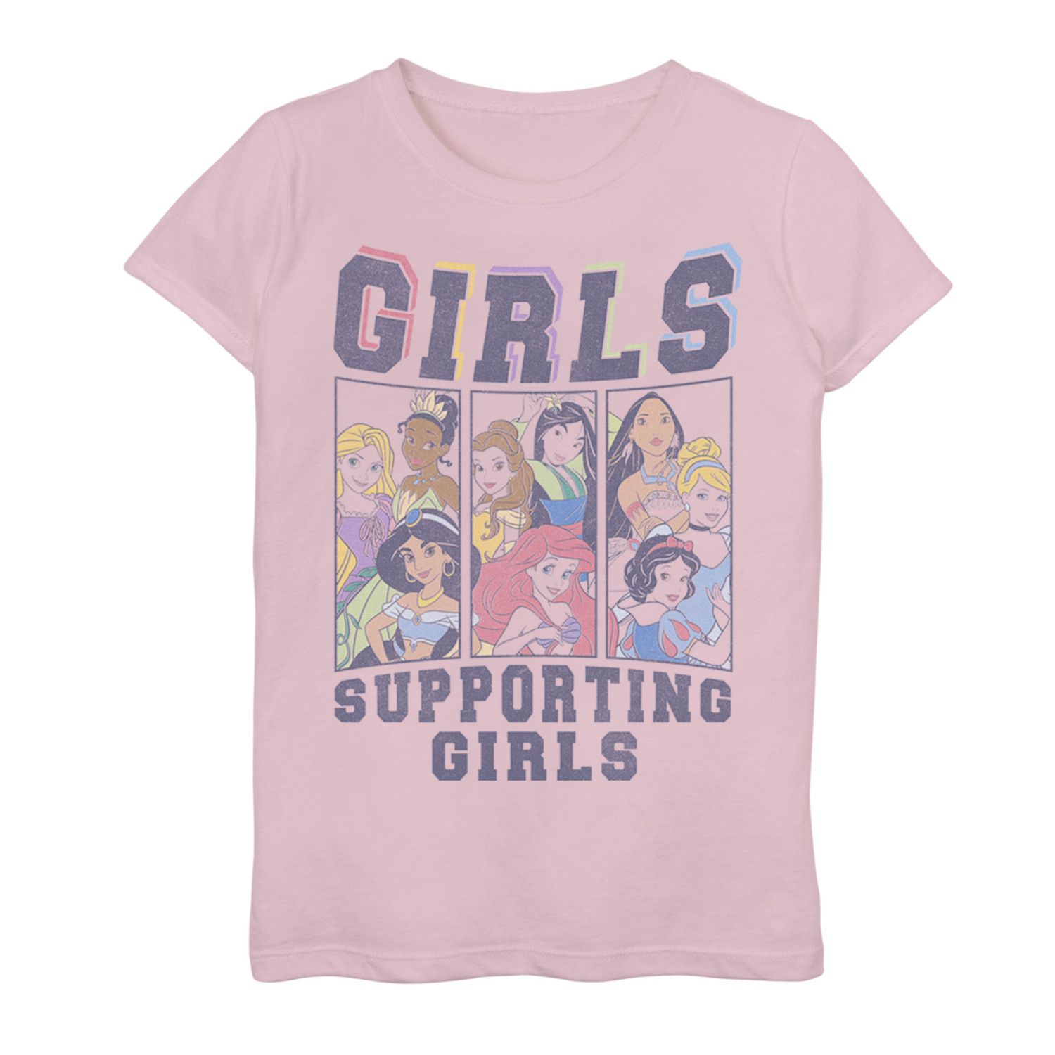 Image for Disney Girls 7-16 Group Shot Girl Helping Girls Graphic Tee at Kohl's.