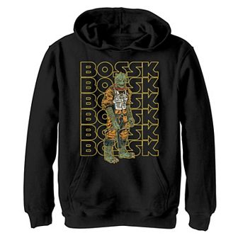 Boys 8-20 Star Wars Bossk Text Stack Graphic Hoodie