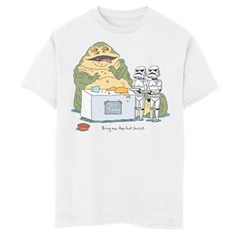 Boys 8-20 Star Wars Jabba The Hutt Taco Tuesday Bring Me The Hot Sauce Graphic Tee