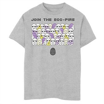 Boys 8-20 Star Wars Easter Join The Egg-Pire Easter Egg Poster Graphic Tee