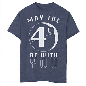 Boys 6-20 Star Wars Death Star May The 4th Be With You Graphic Tee