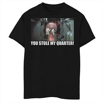 Boys 8-20 Star Wars Princess Leia & R2-D2 You Stole My Quarter Graphic Tee